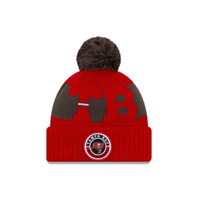 Red Tampa Bay Buccaneers Hat - New Era NFL Cold Weather Sport Knit Beanie USA6329058